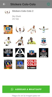 Stickers Colo-Colo Divertidos android App screenshot 3